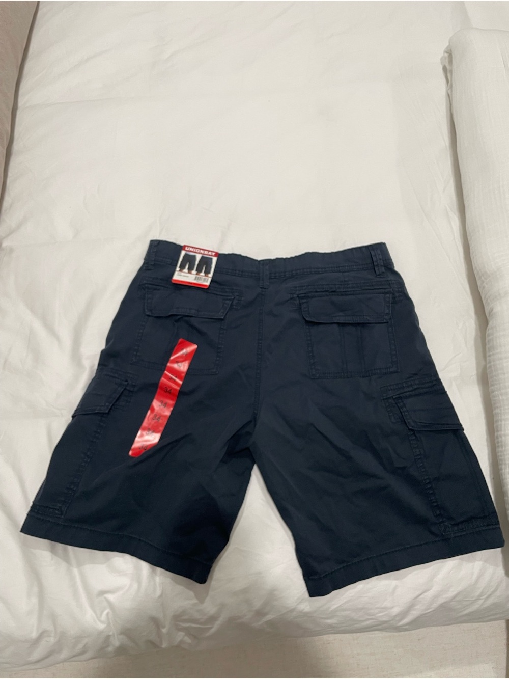 UNIONBAY Men's Dark Navy Cargo Shorts - Picture 2 of 7